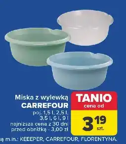 Carrefour Miska z wylewką 9 l Carrefour oferta