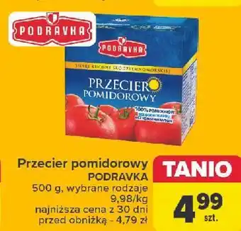 Carrefour Przecier pomidorowy Podravka oferta