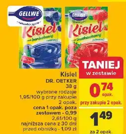 Carrefour Kisiel borówkowy Gellwe oferta