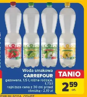 Carrefour Woda limonkowa Carrefour Classic oferta