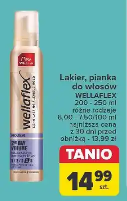 Pianka do włosów 2nd day volume strong hold Wellaflex