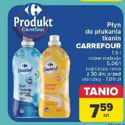 Carrefour Płyn do płukania summer dream Carrefour Essential oferta