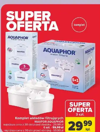 Carrefour Wkład b100-25 maxfor Aquaphor oferta