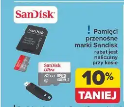 Carrefour Karta pamięci sdhc ultra 32 gb Sandisk oferta