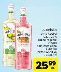 Carrefour Wódka Lubelska Grejpfrutowa oferta