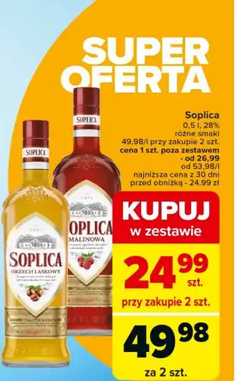 Carrefour Wódka Soplica Malinowa oferta