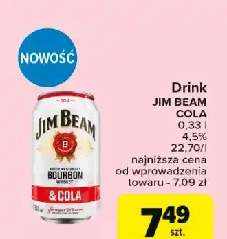 Carrefour Drink Jim Beam & Cola oferta