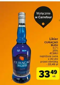 Carrefour Likier Fauconnier Curacao Bleu oferta