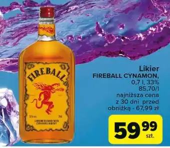 Carrefour Whisky Fireball Cinnamon oferta
