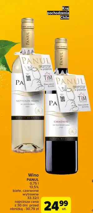 Carrefour Wino Panul Carmenere oferta