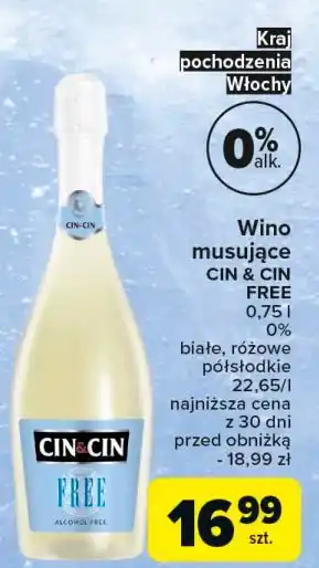 Carrefour Wino Cin&Cin Free oferta