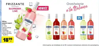 Carrefour Wino Monte Santi Frizzante Watermelon 0% oferta