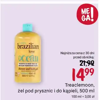 Rossmann Żel pod prysznic brazilian we love the ocean Treaclemoon oferta