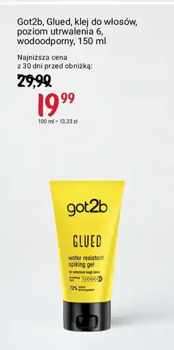 Rossmann Klej do włosów Got2B Glued oferta