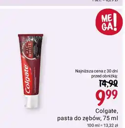 Rossmann Pasta do zębów charcoal Colgate Max White oferta