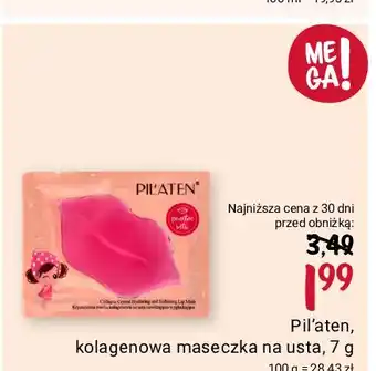Rossmann Maseczka do ust kolagenowa Pilaten oferta