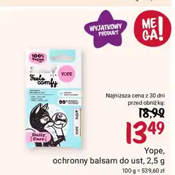 Rossmann Odżywczy balsam do ust feels comfy Yope oferta