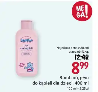 Rossmann Płyn do kąpieli Bambino oferta