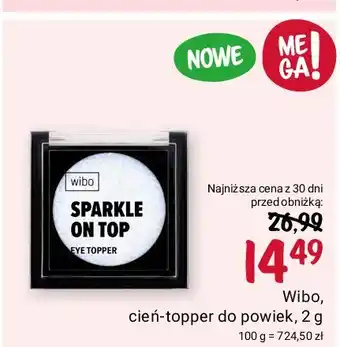 Rossmann Cień do powiek sparkle on top 01 Wibo oferta