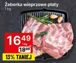 Delikatesy Centrum Żeberka wieprzowe płaty oferta