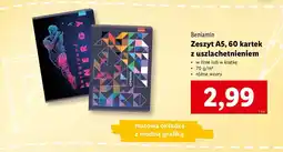 Lidl Zeszyt a5/ 60 kartek linia Beniamin oferta