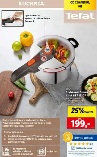 Lidl Szybkowar o25307 Tefal oferta