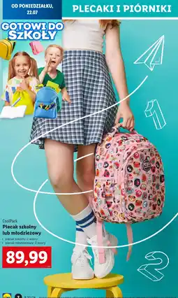 Lidl Plecak młodzieżowy Coolpack oferta