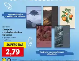 Lidl Zeszyt z uszlachetnieniem a5/60 k. linie Top-2000 oferta