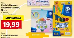 Lidl Kredki ołówkowe jumbo Astra oferta