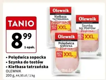 Intermarche Szynka do tostów Olewnik oferta