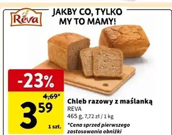 Intermarche Chleb razowy z maślanką Reva oferta