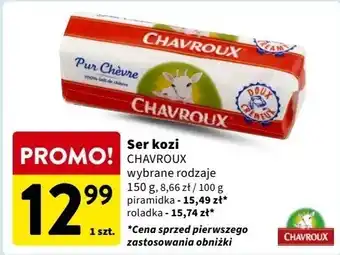 Intermarche Ser kozi naturalny Chavroux oferta