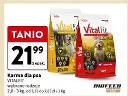 Intermarche Karma dla psa z drobiem Biofeed Vitalfit oferta