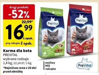 Intermarche Karma dla kota z wołowiną Prevital oferta