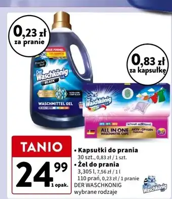 Intermarche Kapsułki do prania color Der Waschkonig oferta