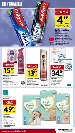 Intermarche Pasta do zębów baking soda Colgate Advanced White oferta