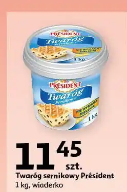Auchan Twaróg sernikowy President oferta