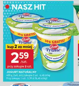 Stokrotka Optima Zott Primo Jogurt naturalny 400 g oferta