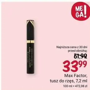 Rossmann Tusz do rzęs Max Factor oferta