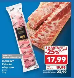 Kaufland Żeberka wieprzowe Morliny oferta