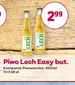 Społem Lech Easy Piwo jasne 400 ml oferta
