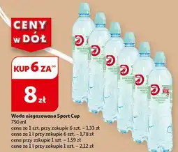 Auchan Woda niegazowana sport cup Auchan oferta