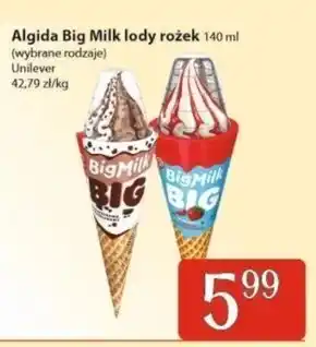 Społem Big Milk Big Lody stracciatella karmel 140 ml oferta