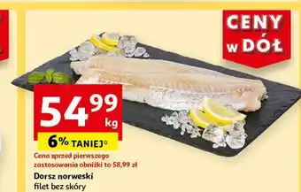 Auchan Dorsz norweski filety bez skóry oferta