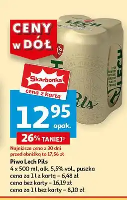 Auchan Piwo Lech Pils oferta