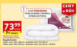 Auchan Komplet kołdra + poduszka estrella 160 x 200 cm 70 80 Amw oferta