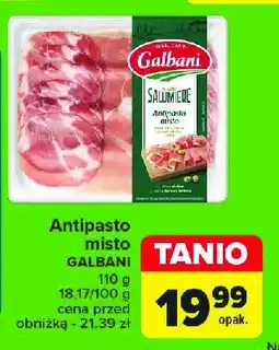 Carrefour Antipasto misto plastry Galbani oferta