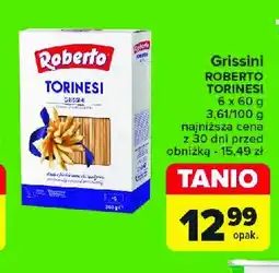 Carrefour Paluszki grissini klasyczne ROBERTO oferta