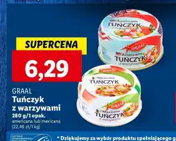 Lidl Tuńczyk z warzywami americana Graal oferta