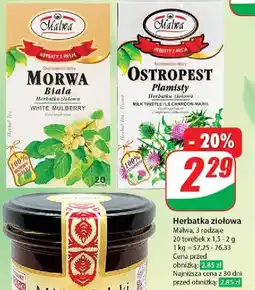 Dino Herbatka morwa biała Malwa tea oferta